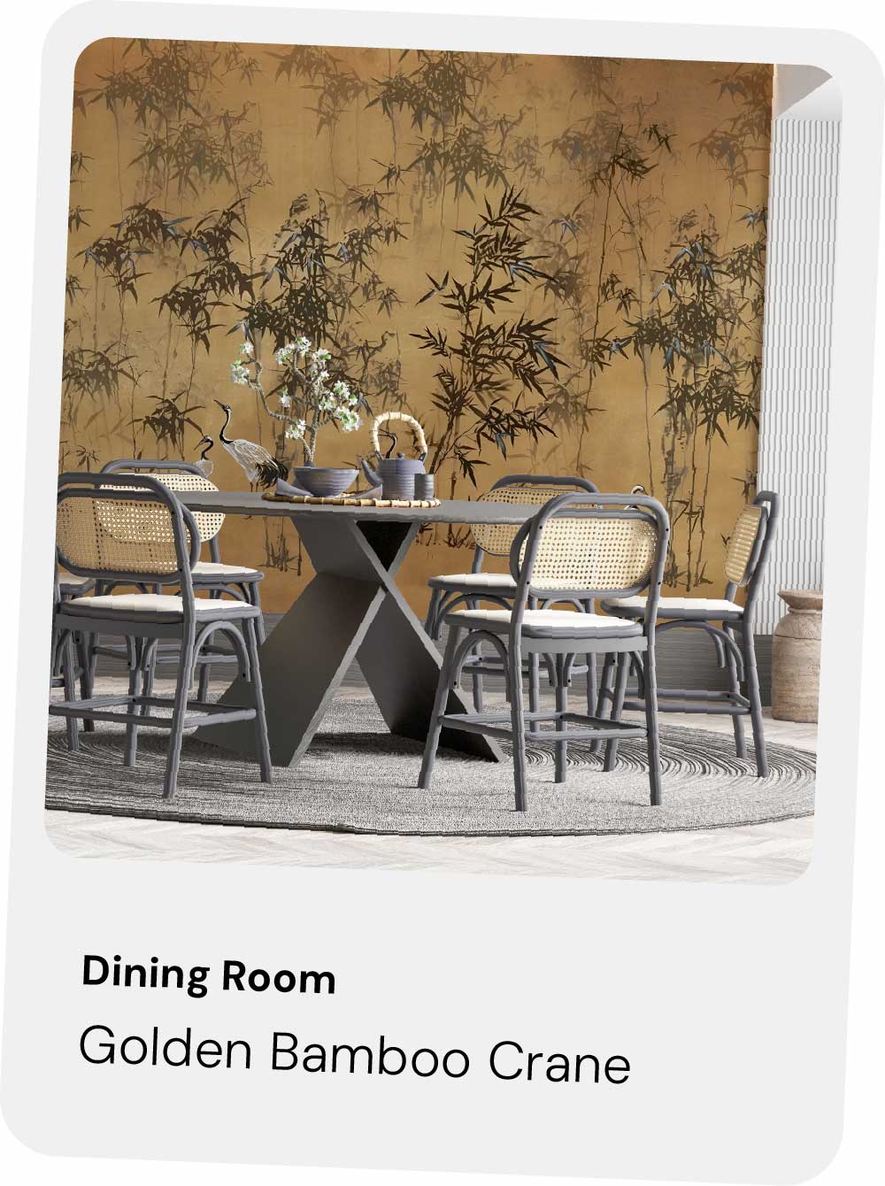 Lusoluxe Imperial | Golden Bamboo Crane